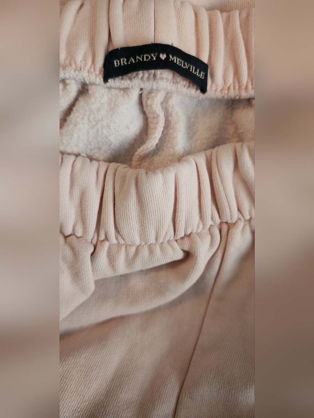 Brandy Melville Sweatpants in Pale Pink